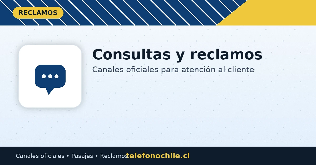 Reclamos y consultas Buses Cruz del Sur, canales oficiales de atención al cliente
