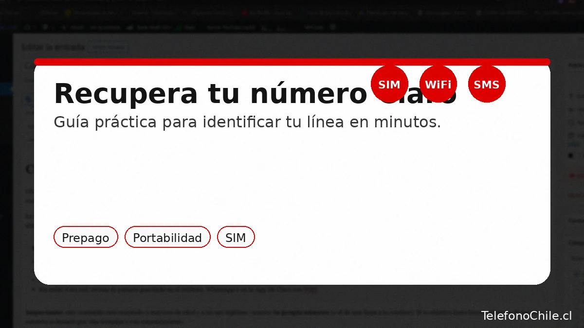 Recuperar tu número Claro: métodos simples para identificar tu línea