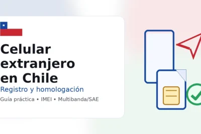 Celular extranjero en Chile: registro y homologación (guía rápida)