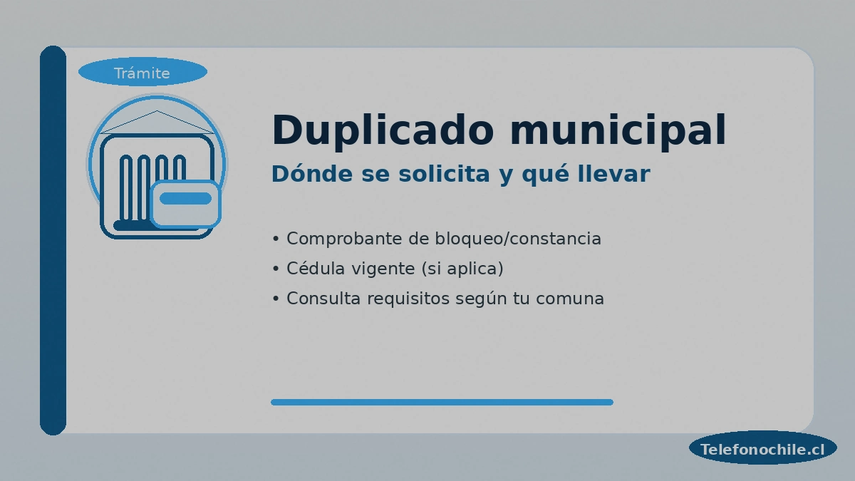 Duplicado de licencia de conducir en Chile: documentos necesarios y trámite en municipalidad