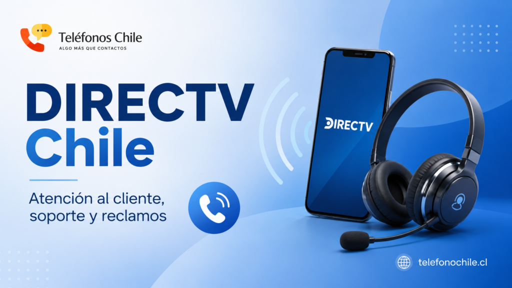 Teléfono DIRECTV Chile para atención al cliente, soporte técnico y reclamos