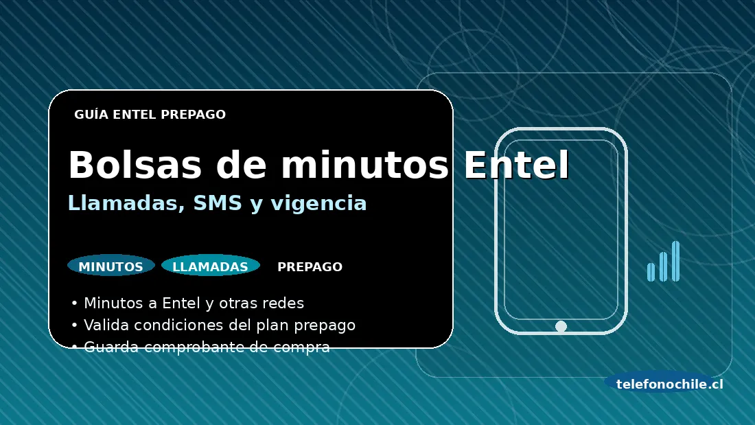 Bolsas de minutos Entel prepago: llamadas, SMS y vigencia en Chile