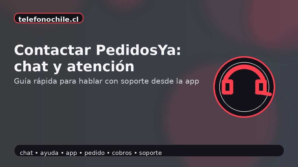 Cómo contactar PedidosYa desde la app: soporte y atención
