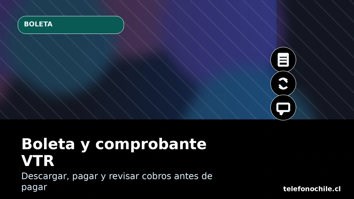 Boleta VTR: descargar comprobante, revisar cobros y pagar