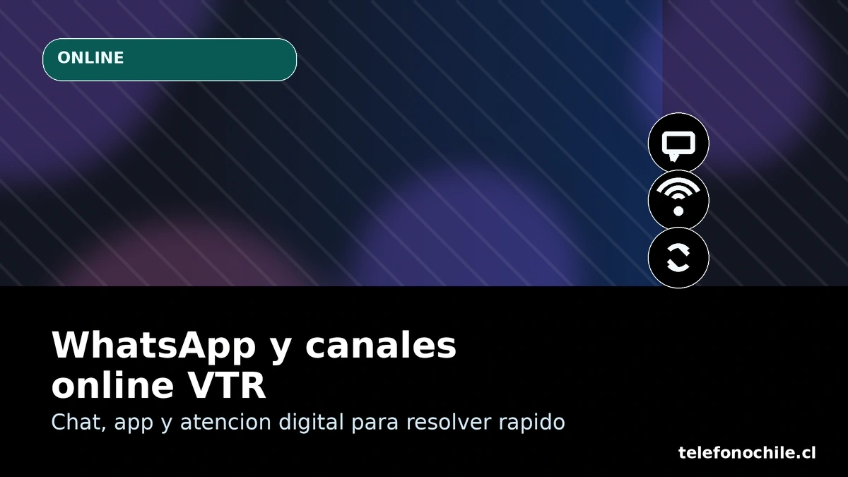 Canales online VTR: app, chat y WhatsApp para atención al clienteDescargar