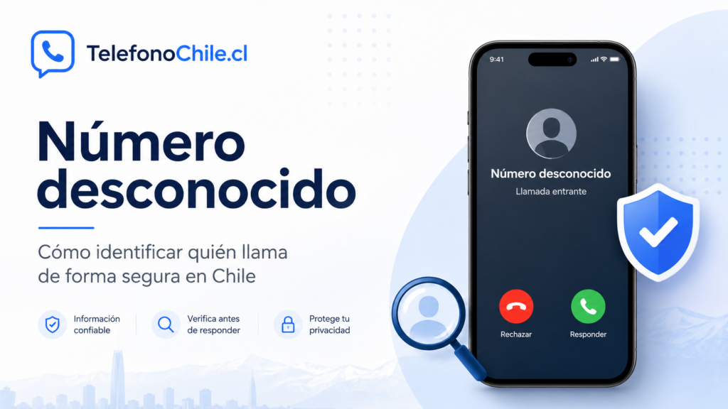Cómo identificar un número desconocido de forma segura en Chile