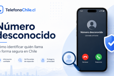 Cómo identificar un número desconocido de forma segura en Chile