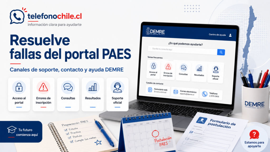 Soporte DEMRE Chile