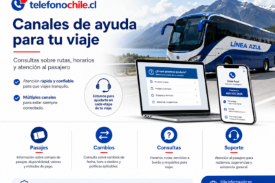 Teléfono Buses Línea Azul Chile