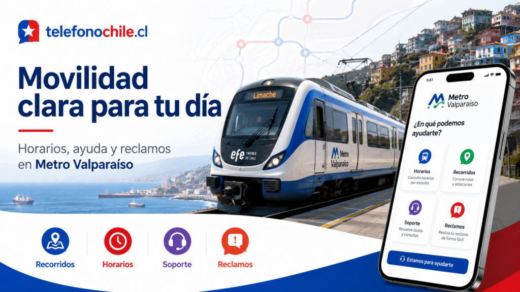Teléfono Metro Valparaíso