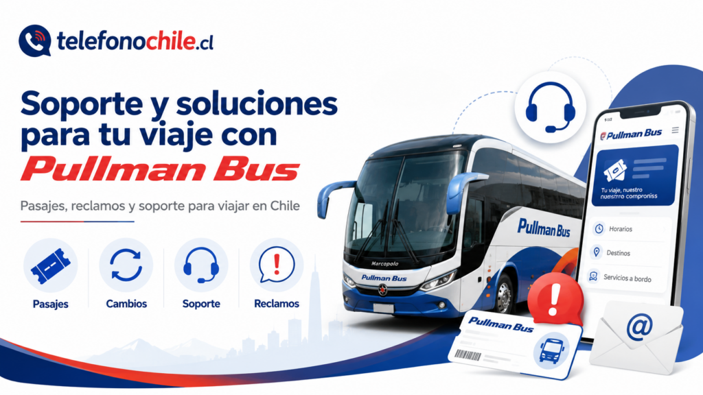 Teléfono Pullman Bus Chile reclamos