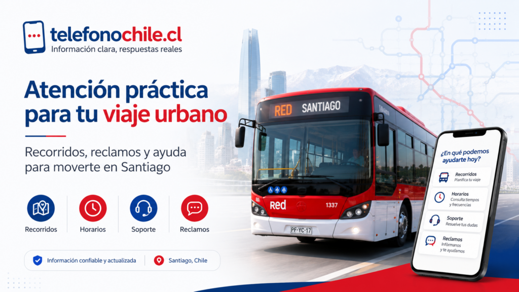 Teléfono Transantiago Chile
