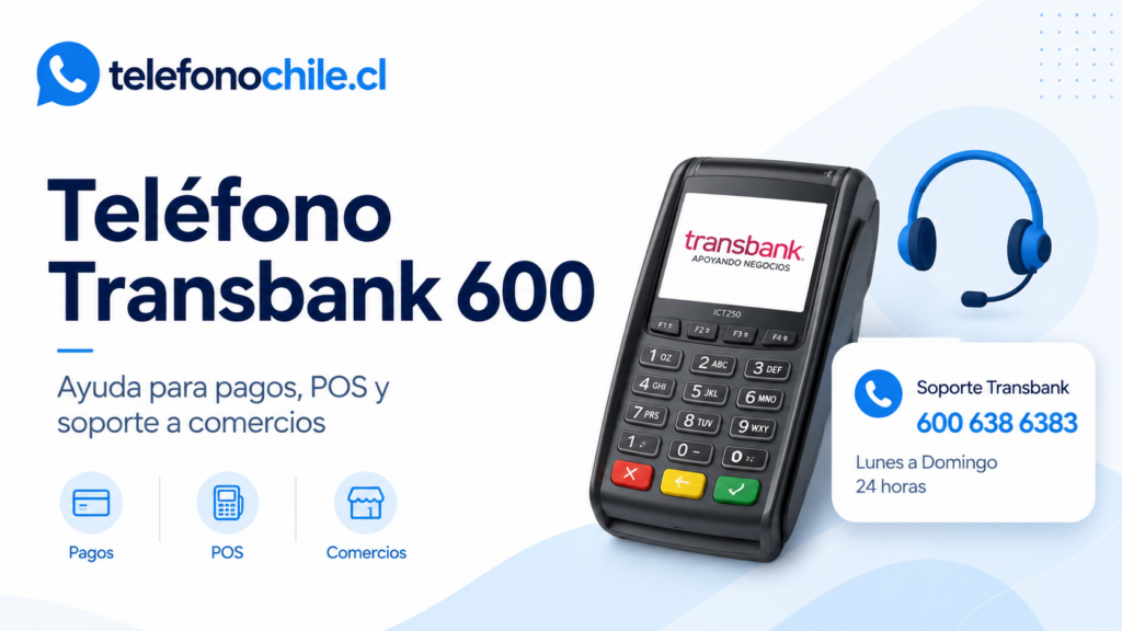 Teléfono Transbank 600