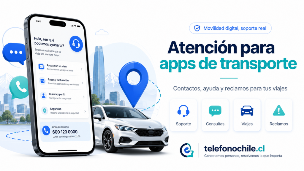 Apps de transporte en Chile