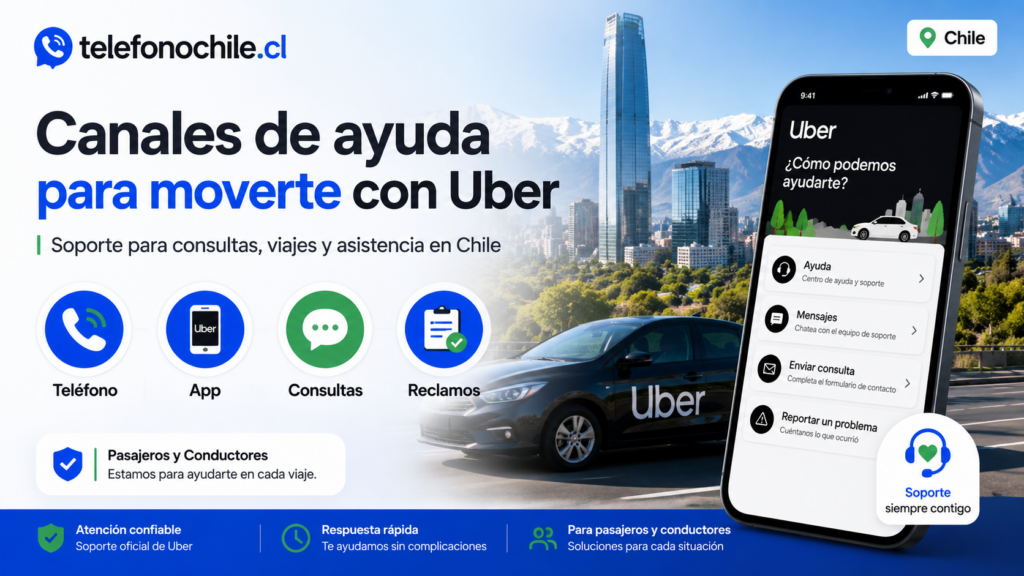 Uber Chile teléfonos