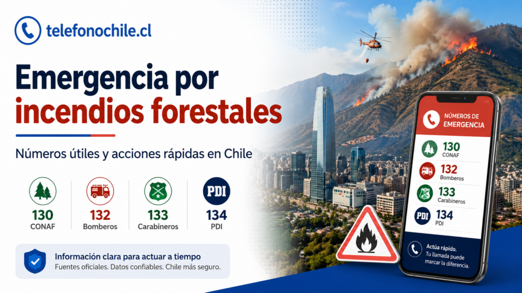 Incendios forestales en Chile