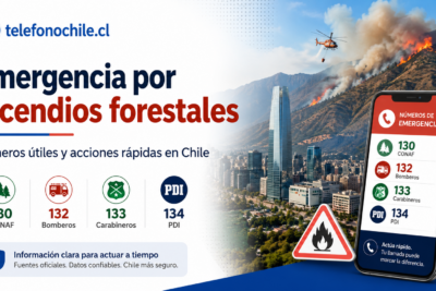 Incendios forestales en Chile
