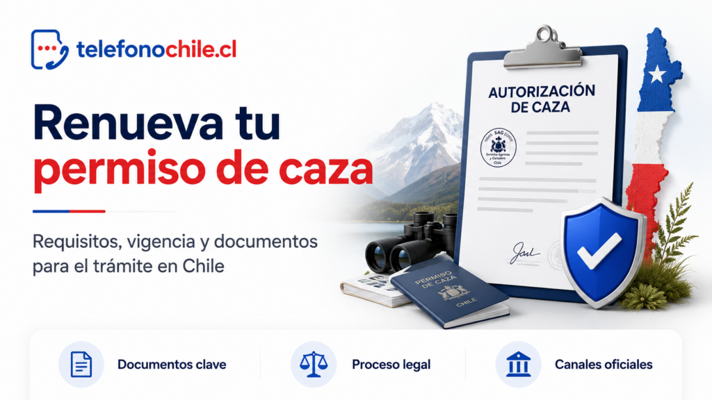 Autorización de caza en Chile