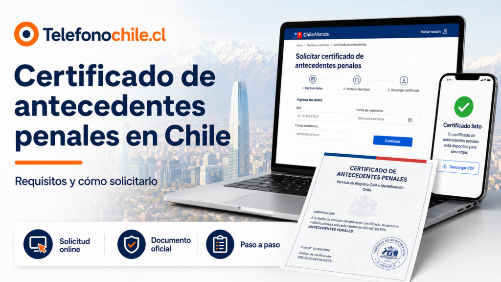 Certificado de antecedentes penales en Chile