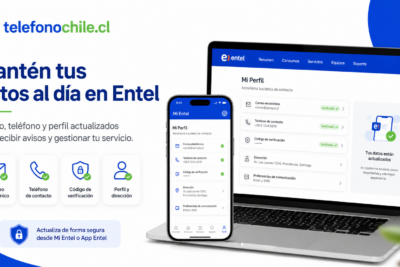 Cómo actualizar tus datos de contacto en Entel por internet