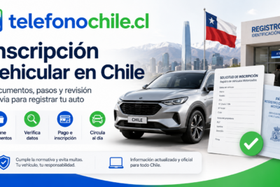 Cómo inscribir un vehículo en Chile ante el Registro Civil