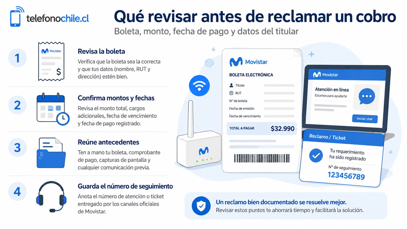 Cómo reclamar ante Movistar por problemas de pago