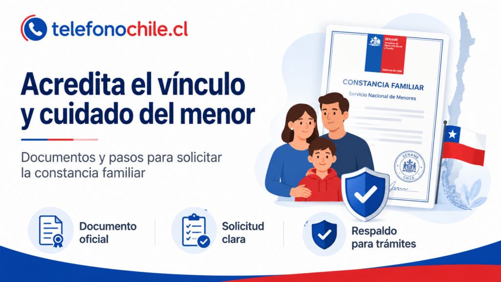 Constancia familiar en Chile