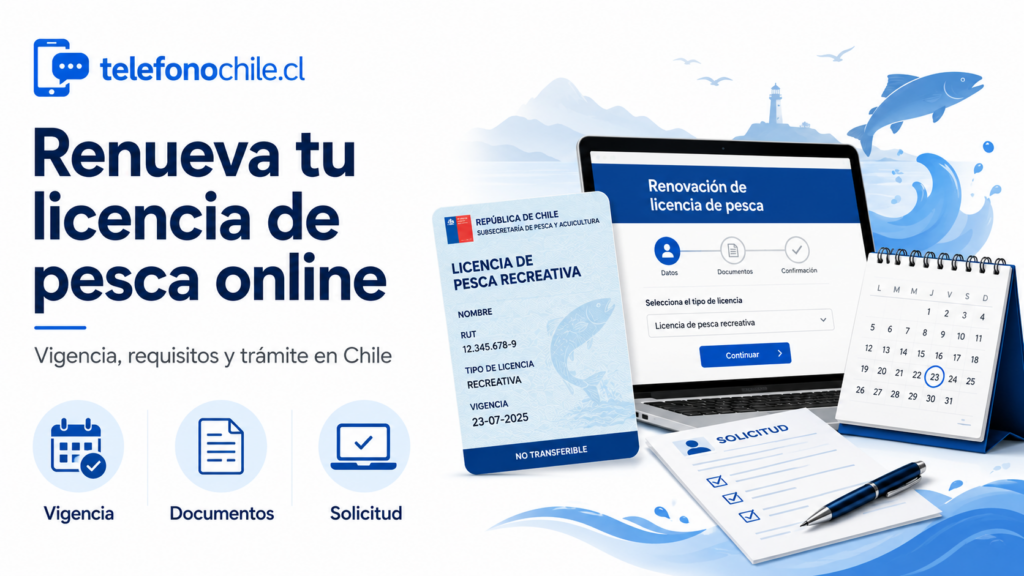 Licencia de pesca en Chile