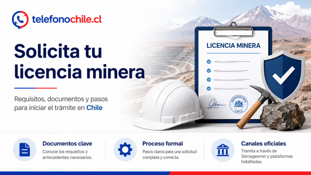 Licencia minera en Chile