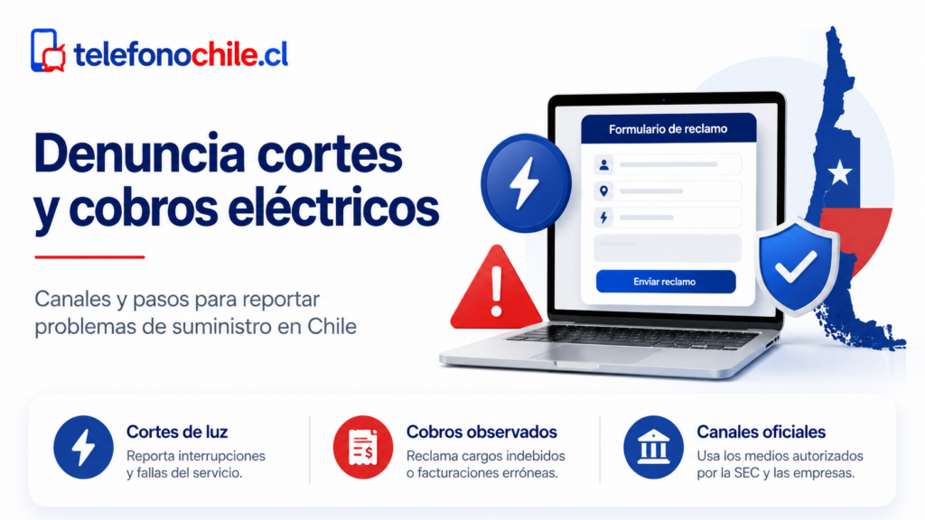Reclamo SEC por servicio eléctrico