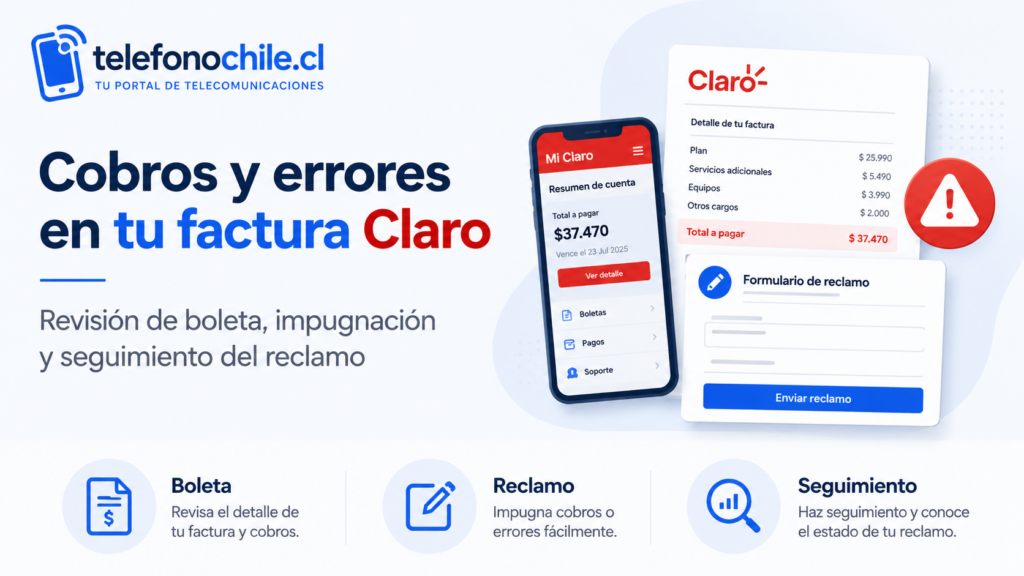 Reclamo de factura Claro
