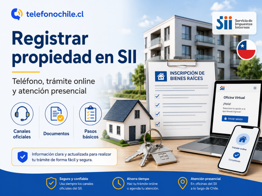 Registrar propiedad en SII