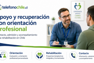 teléfono para rehabilitación de adicciones en Chile