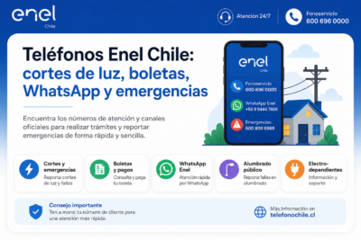 Teléfonos Enel Chile
