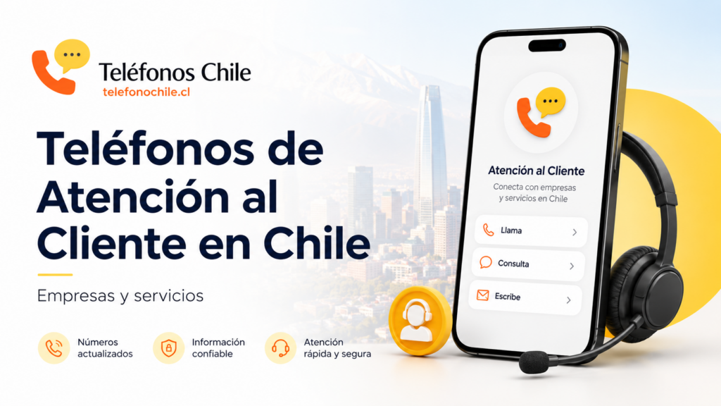 Teléfonos de Atención al Cliente en Chile (empresas y servicios)