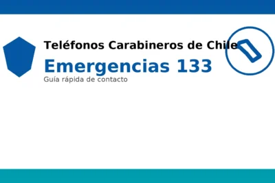 Teléfonos Carabineros de Chile – Emergencias 133 y guía rápida de contacto
