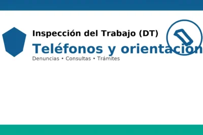 Inspección del Trabajo (DT): teléfonos y orientación para denuncias