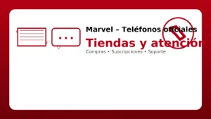 Marvel: teléfonos oficiales para tiendas y atención
