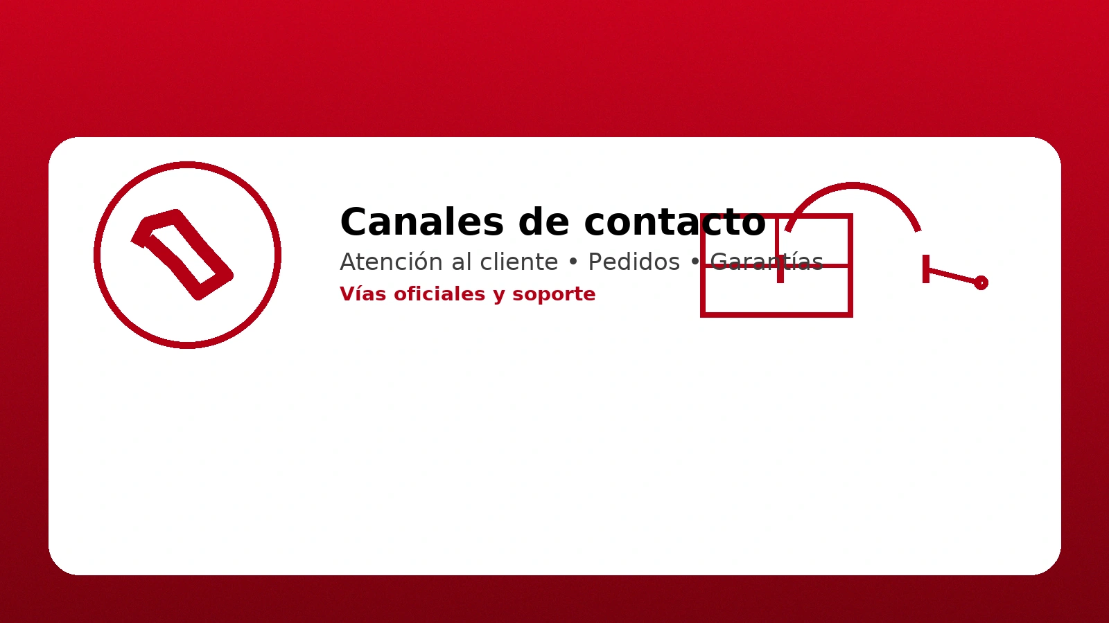 Canales de contacto de Marvel: atención al cliente, pedidos y garantías