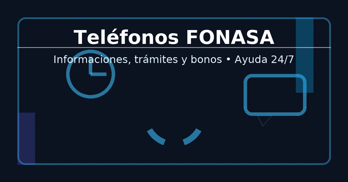 ontactos de FONASA por teléfono: orientación, trámites y bonos