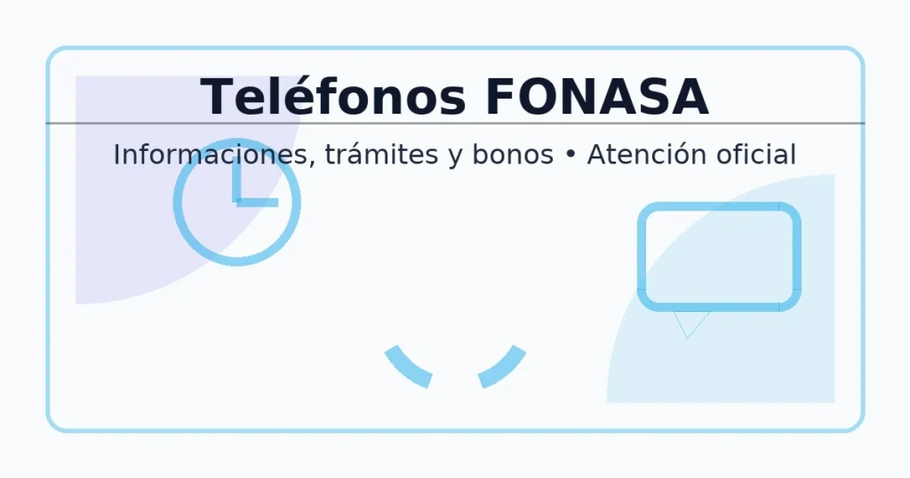 Teléfonos FONASA: informaciones, trámites y compra de bonos