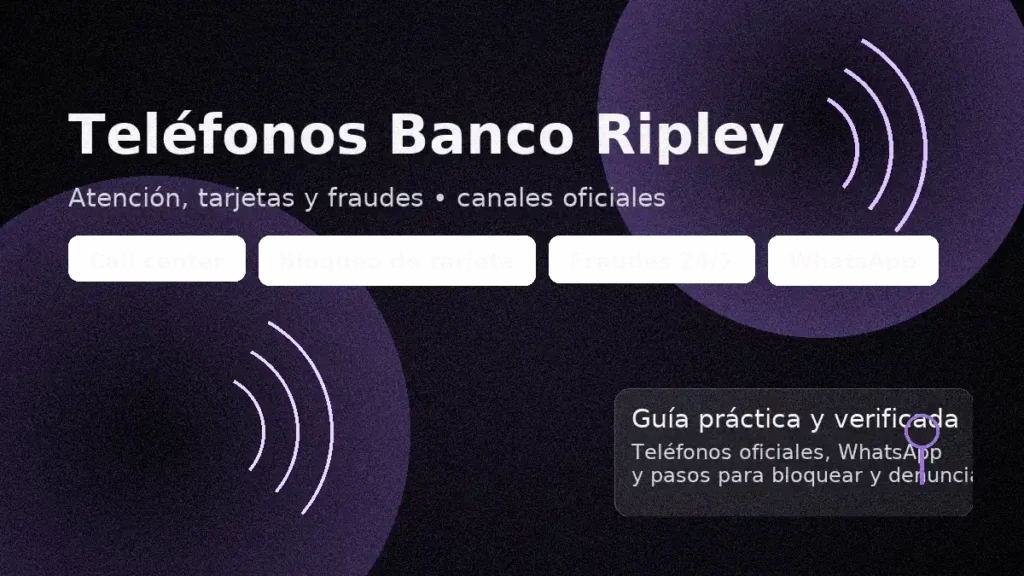 Teléfonos Banco Ripley: atención, bloqueo de tarjetas y fraudes – canales oficiales