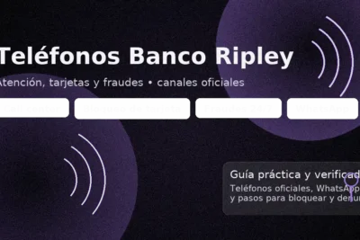 Teléfonos Banco Ripley: atención, bloqueo de tarjetas y fraudes – canales oficiales