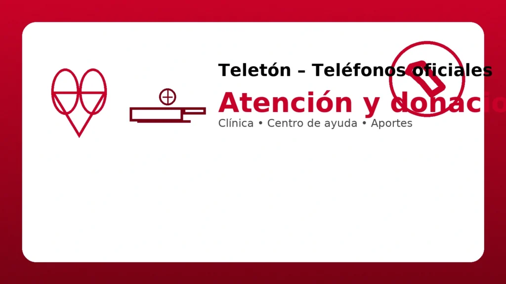 Teletón: teléfonos oficiales para atención y donaciones