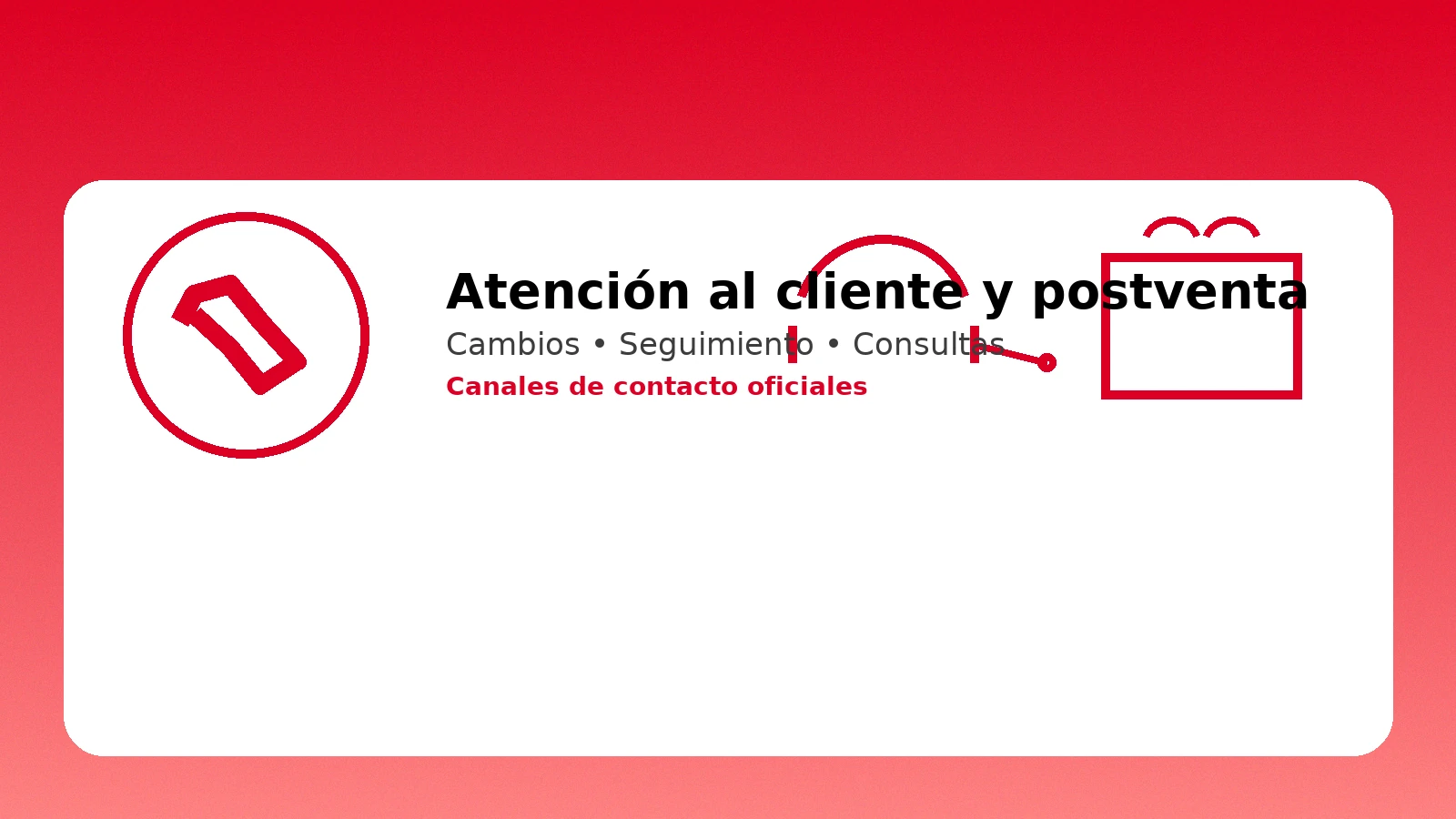 Atención y postventa de Tricot: cambios, seguimiento y consultas