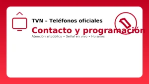 TVN: teléfonos oficiales, contacto y programación