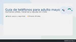 Guía de teléfonos para adulto mayor en Chile: números útiles, horarios y ayuda — telefonochile.cl