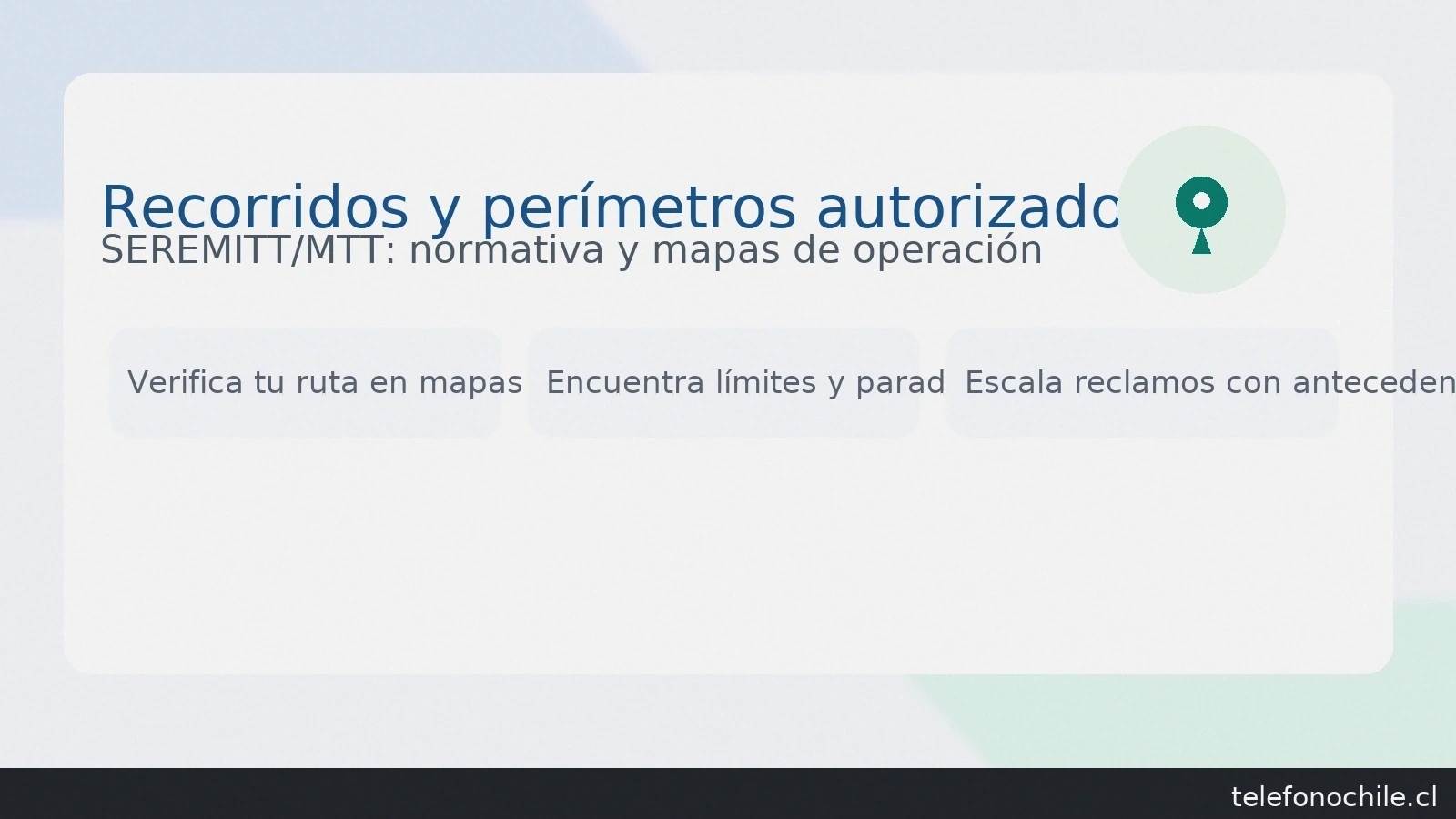 Recorridos y perímetros autorizados de colectivos: mapas y normativa SEREMITT/MTT en La Serena — telefonochile.cl