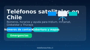 Teléfonos satelitales en Chile: números, horarios y ayuda para Iridium, Inmarsat, Globalstar y Thuraya – telefonoschile.cl