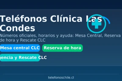 Teléfonos Clínica Las Condes: números oficiales, horarios y ayuda – telefonoschile.cl